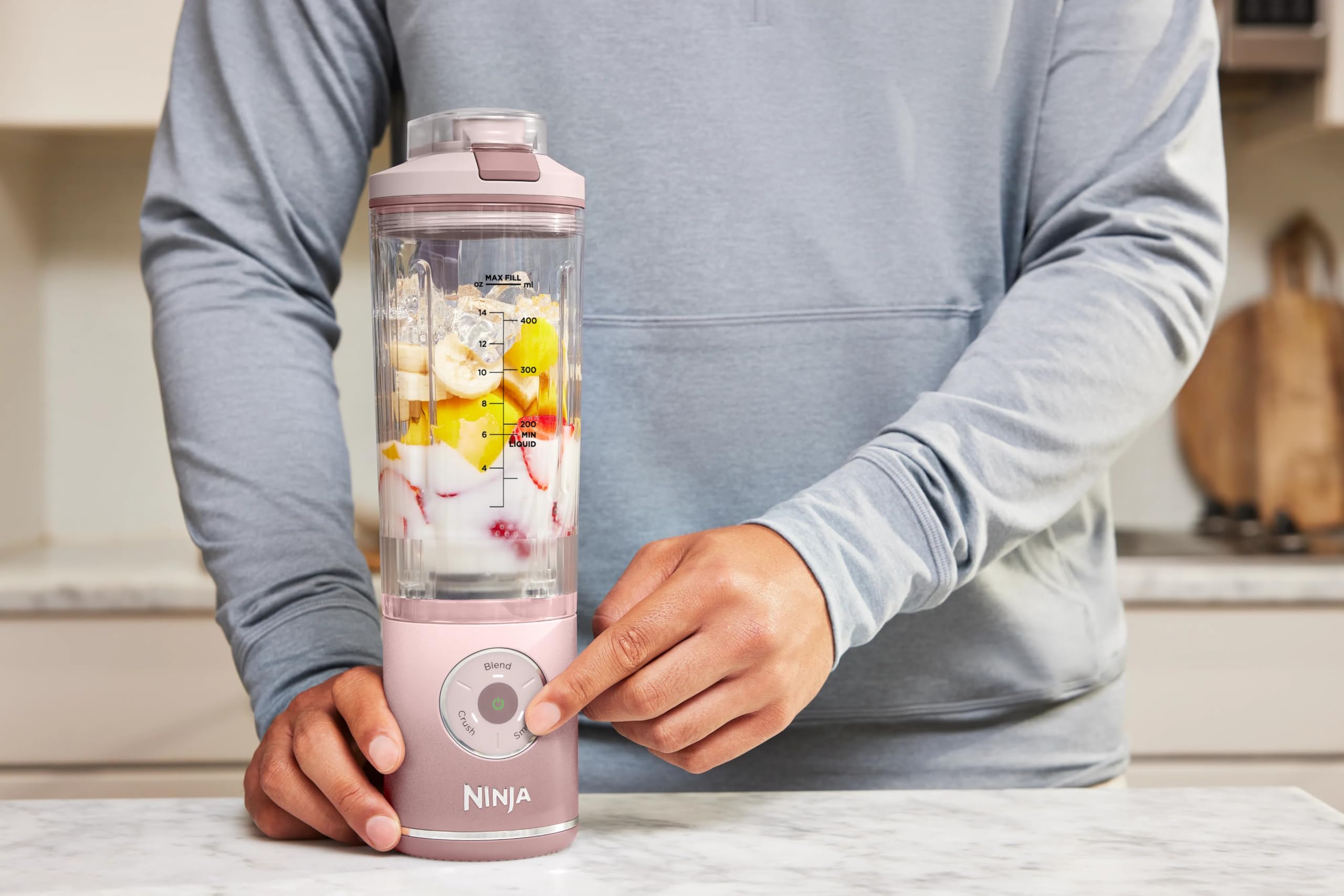 Ninja Blast Max mixeur portable, 570 ml, rechargeable, tasse et